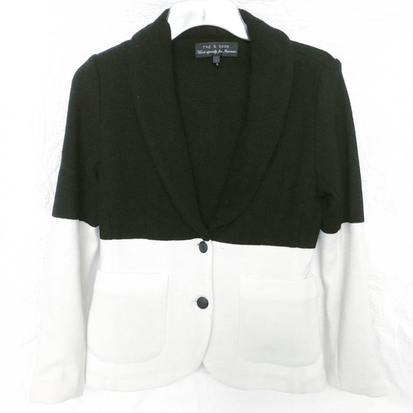rag & bone Jackets & Blazers - $500 RAG & BONE KNIT COLOR BLOCK BLAZER